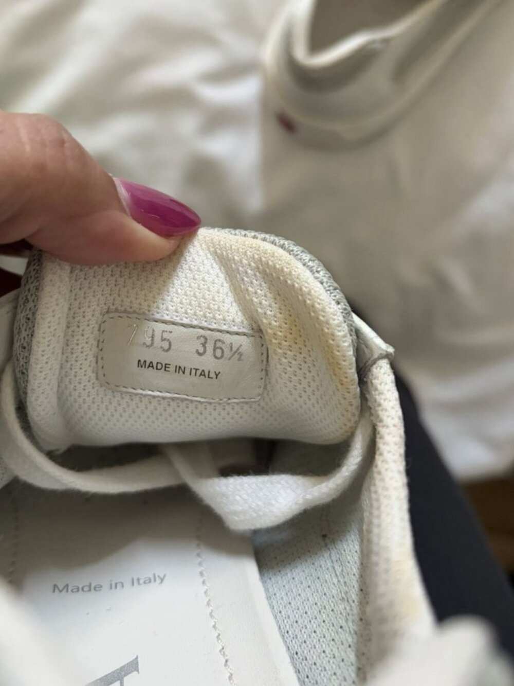 Prada Americas Cup Sneakers White Leather Size EU 36.5 Women’s 6.5 - Picture 7 of 9